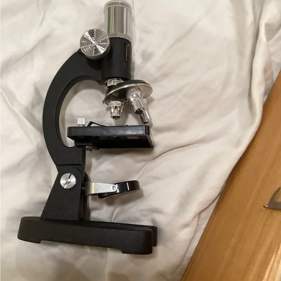 HOC Vintage Black Microscope COMPLETE .. NIB very rare - Picture 8 of 9